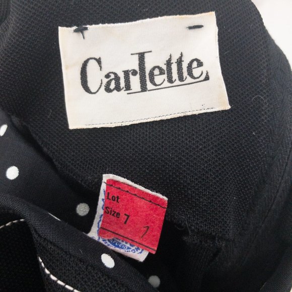 SOLD Vintage 70s S Prairie Check Print Maxi Dress Black - Picture 9 of 10